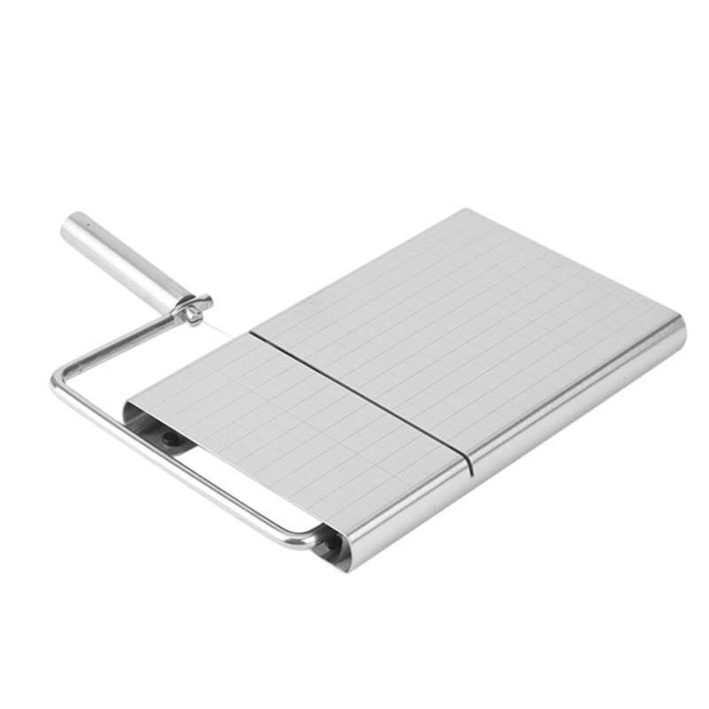 Stainless Steel Cheese Slicer With 8 Wire Cheese Cutters For Block Cheese Slicers Cutting Board Cheese Butter