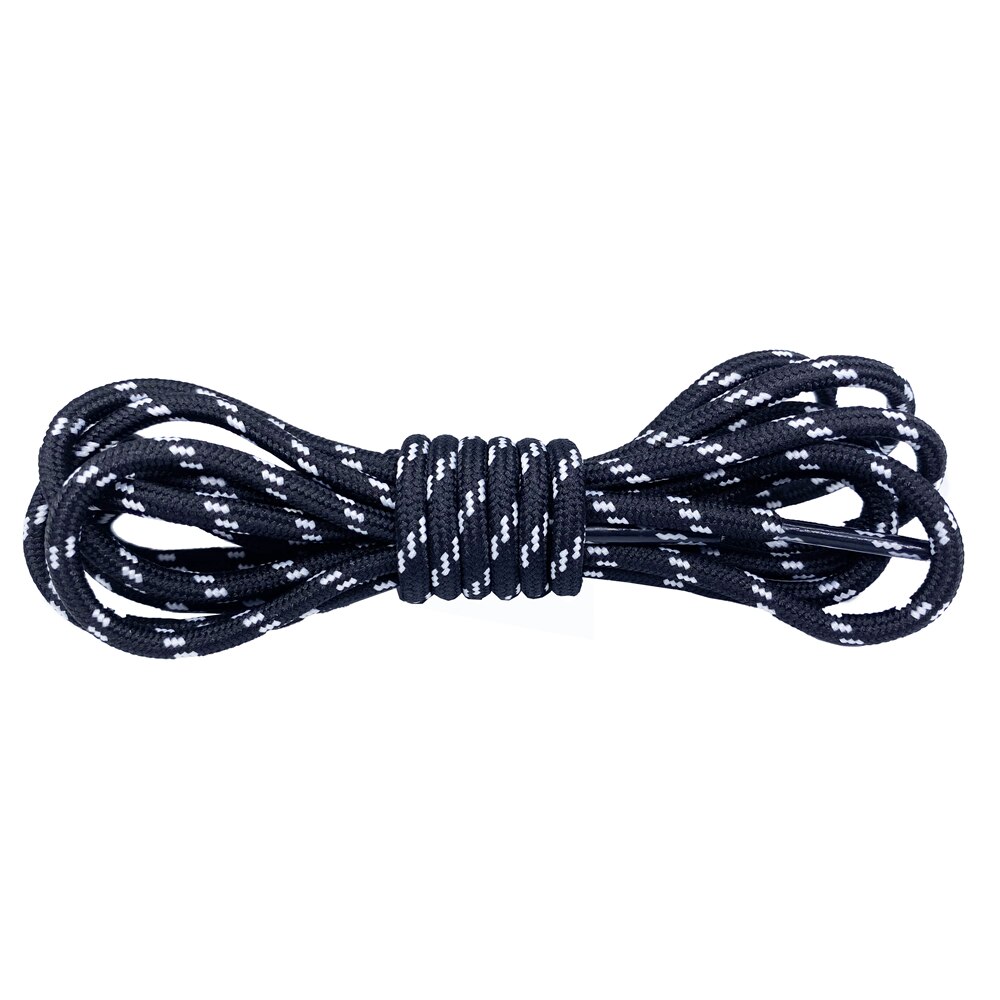 Outdoor Klassieke Sterke Schoenveter Wandelschoenen Schoenveter Ronde Schoenveter Sport Schoen Schoenveter Unisex Wandelen Schoenveter: Black White