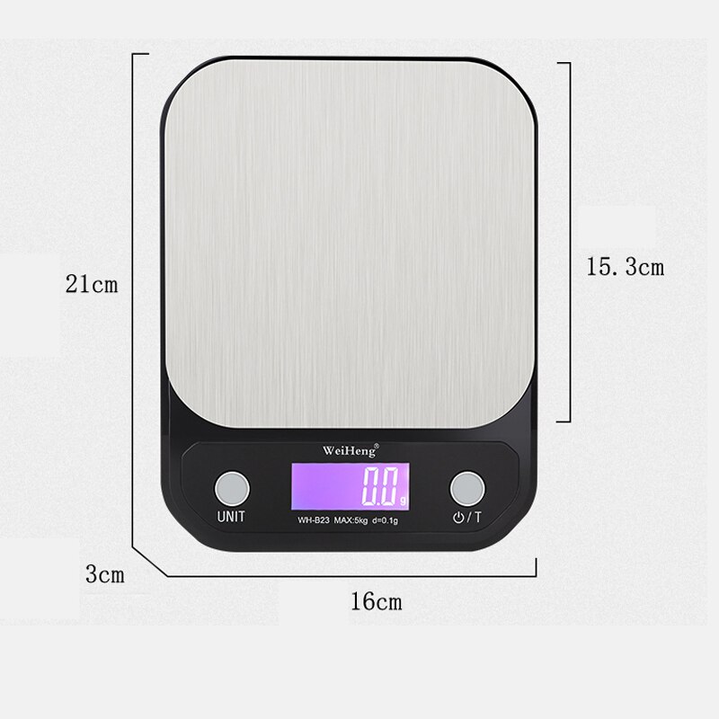 3kg/5kg/10kg/0.1g Precision Digital Scale LED Portable Electronic Kitchen Scales Food Balance Measuring ABS Weight Scale