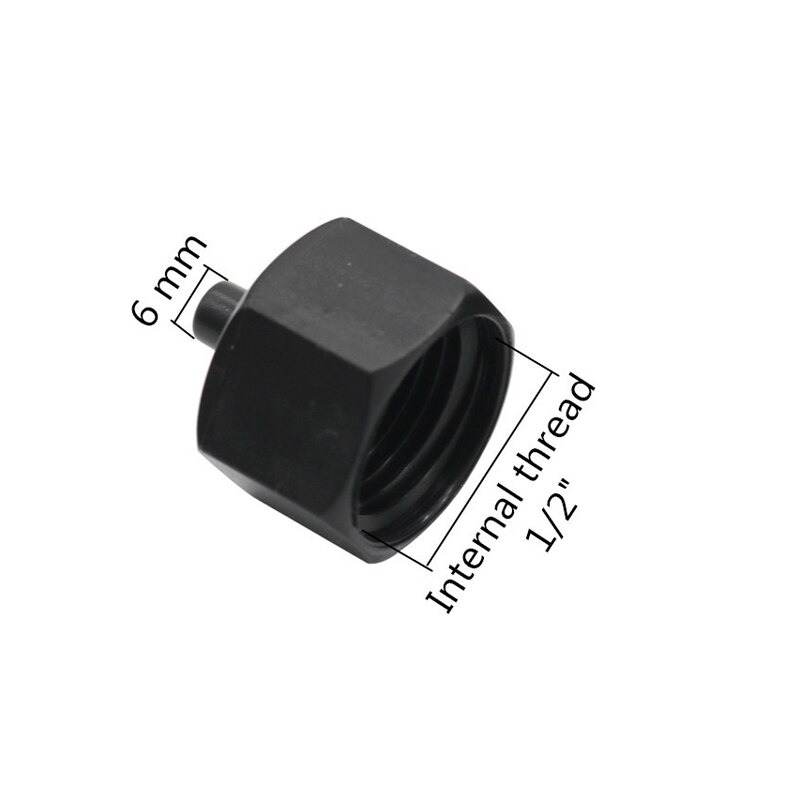 4 Pcs 1/2" Internal Thread to Outter/Inner Diameter 6mm Connector Garden Water Connectors Irrigation Nozzles Sprinkler Fittings: Outer diameter 6mm