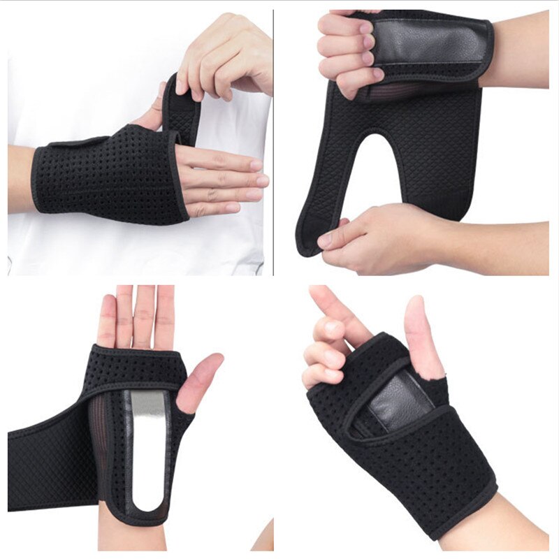 1 Piece Wrist Support Hand Support Carpal Tunnel Splint Protector Arthritis Sprains Strain Wrist Brace Band L631