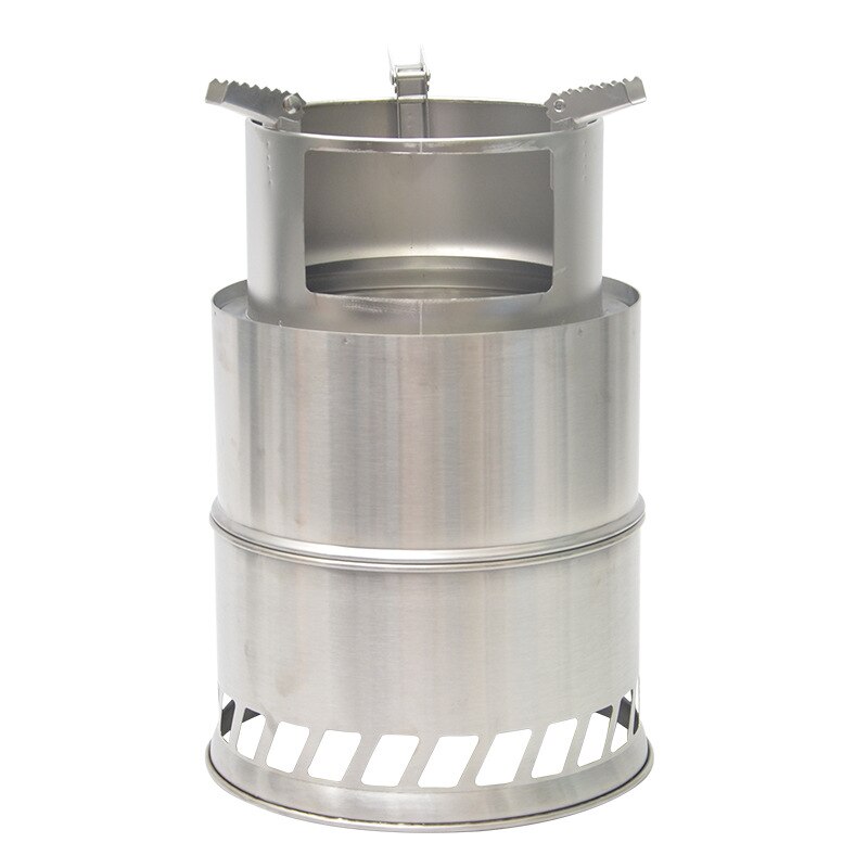 Stainless steel folding wood stove outdoor camping stove portable barbecue picnic picnic wood stove