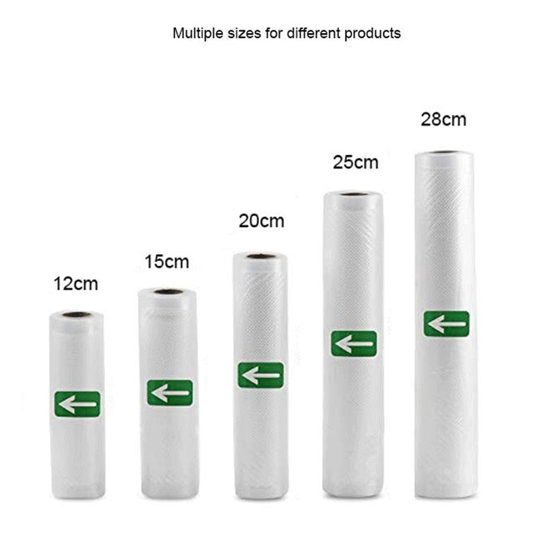 1-5 rollen Vakuum tasche Versiegelung Taschen für Lebensmittel Schoner Abdichtung Maschine Kunststoff Lagerung Vakuum Tasche Küche Packer Vacum tasche 12-28cm