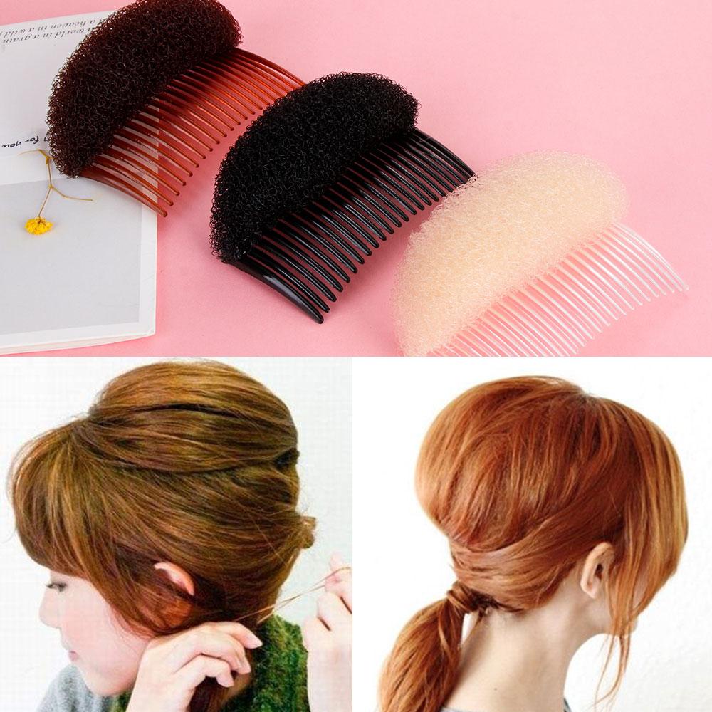 1PC Tragbare Modellierung Flauschigen Schwamm Clip Stick Haar Modellierung Geflecht Werkzeug Frauen Brötchen Maker Haar Styling Zubehör Heißer