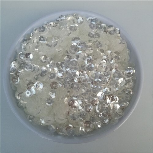 30g 3mm 4mm 5mm 6mm 8mm Ronde Beker Kristal Transparante Losse Pailletten Naaien Bruiloft craft Vrouwen Kids DIY Garment Nail Accessoires: 5mm Crystal