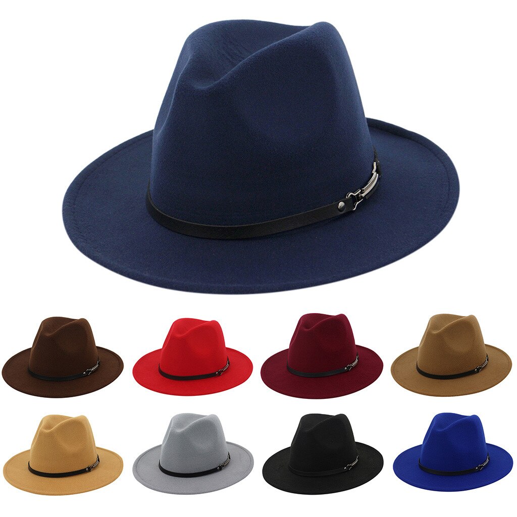 E cappello da uomo E donna Vintage a tesa larga con fibbia della cintura cappelli regolabili outback traspiranti, leggeri E confortevoli