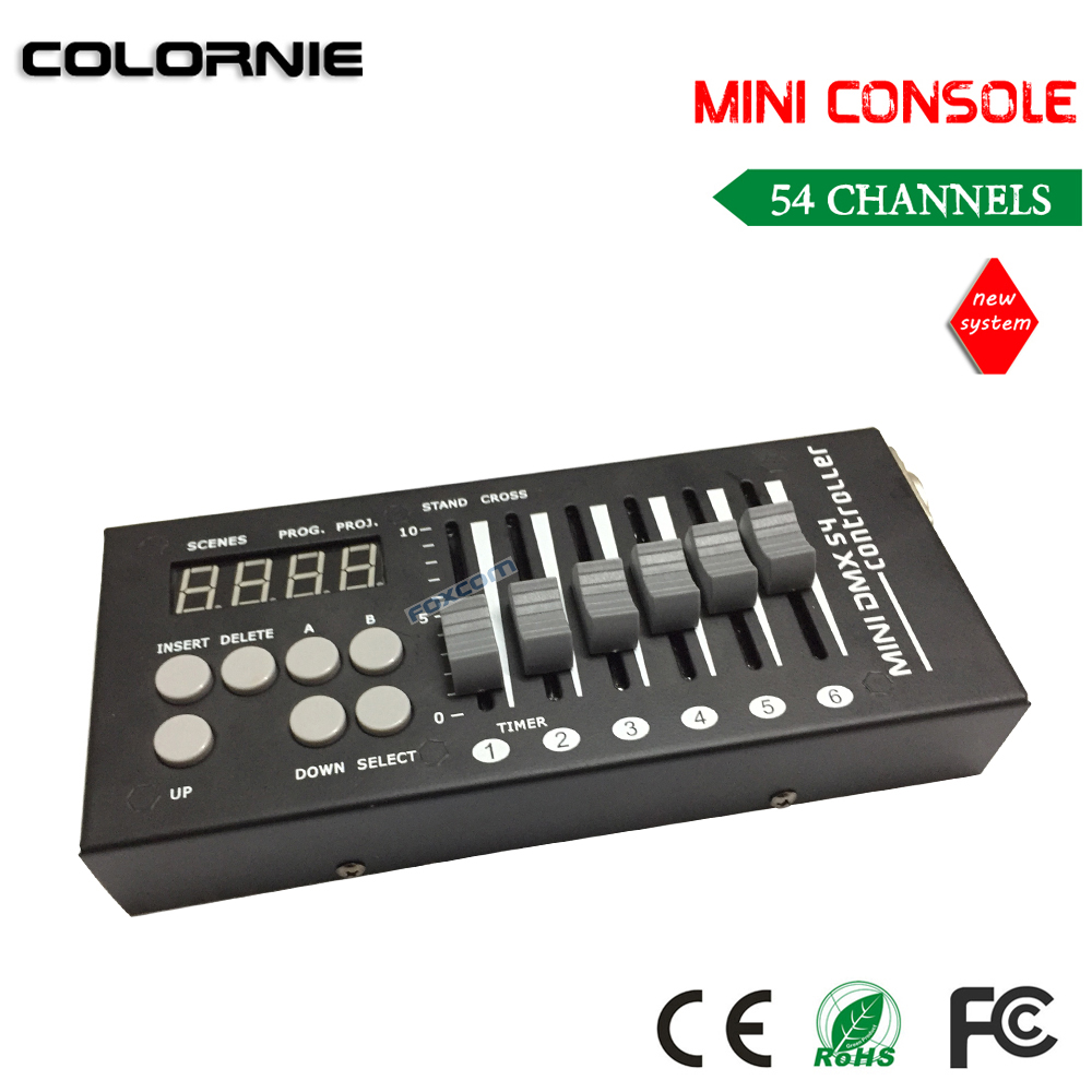 Mini 54CH DMX Controller Console LED Stage Lighting DJ Controller DMX Controladora DJ For Lumiere Moving Head Light