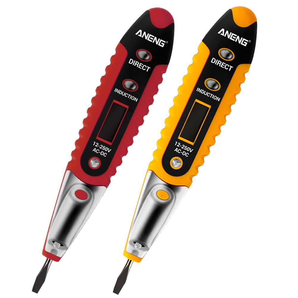 Lcd Digitale Display Voltage Test Pen Multi-Functionele Voltage Detector Tester Elektrische Schroevendraaier Pen Zonder Batterijen