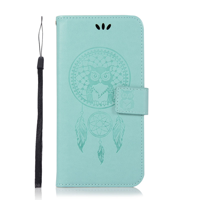 Lenovo K5 Flip Case Lenovo K5 Plus A6020a40 Cover Cute Owl Leather Wallet Phone Cases Lenovo Lemon 3 A6020 A6020a46 A 6020 Coque: green