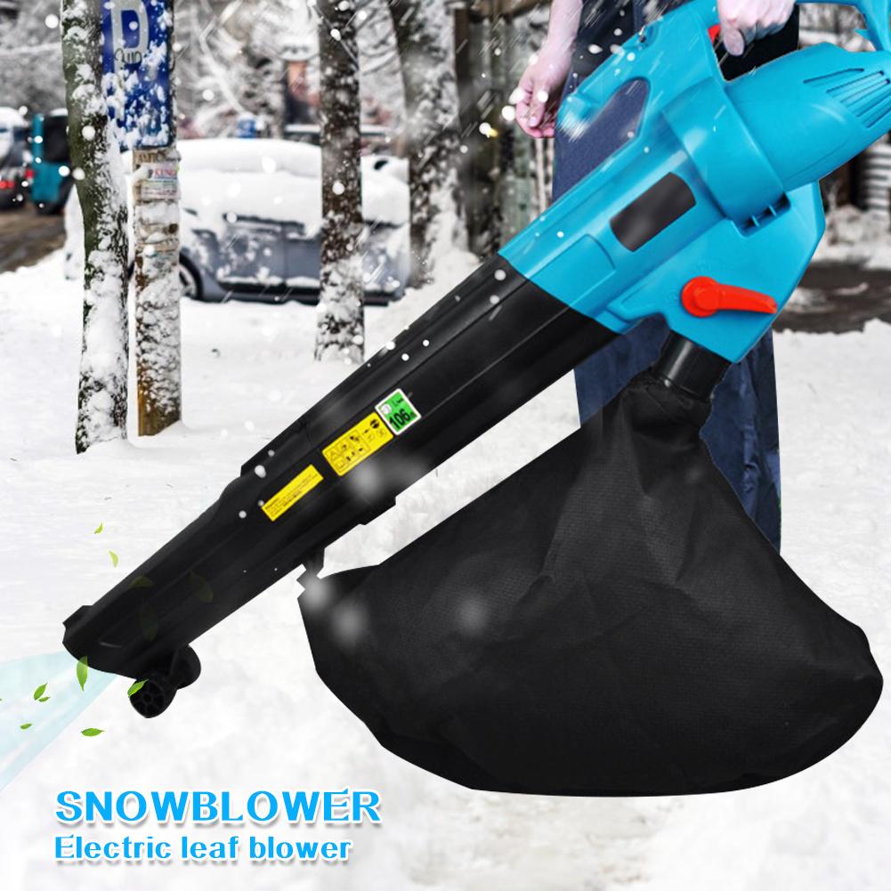 Electric Blower Leaf Vacuum 3 In 1 Multi-function Electric Garden Leaf Blower With 45L Collection Bag Leaf Snow Mulcher 3000W