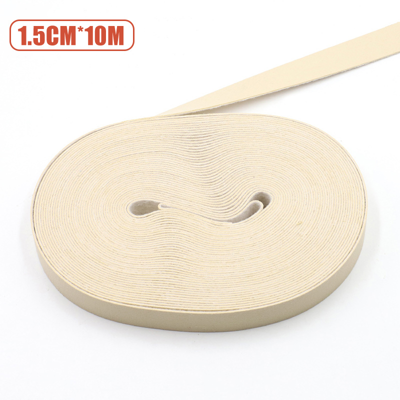 10Meter Diy PU Leather Crafts Straps Strips For Leathercrafts Accessory Belt Handle Crafts Making 1.5/2cm Wide Durable Sturdy
