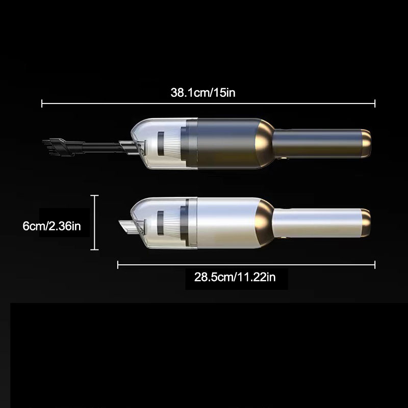 Detachable Car Vacuum Cleaner, Can Be Used For Vacuum Cleaning, Power Bank Lighting, And Small Household Dry And Wet Dual Use