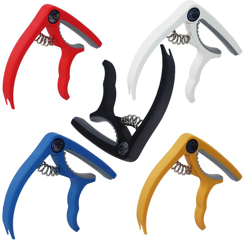 Universal capo gitar tilbehør hurtigskifte klemme nøkkel aluminiumslegering metall akustisk klassisk gitar capo for gitardeler