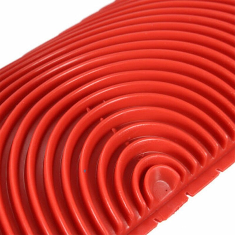 2pc Rubber Imitation Wood Graining Pattern Wall Texture Art DIY Brush Painting Tool Rubber Wood Grain Painting Tool Home Decor