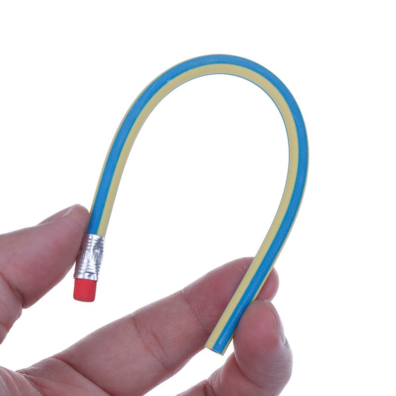 10pcs/lot Flexible Soft Bendy Pencil With Eraser For Student Kids Writing School Stationery Fun Bend Soft Pencil