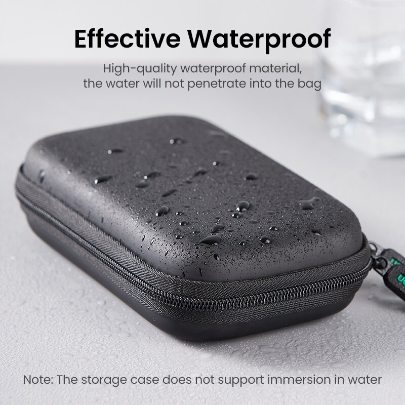 UGREEN – étui de rangement pour disque dur externe de 2.5 pouces, sacoche de voyage pour disque dur SSD Portable, pour batterie externe