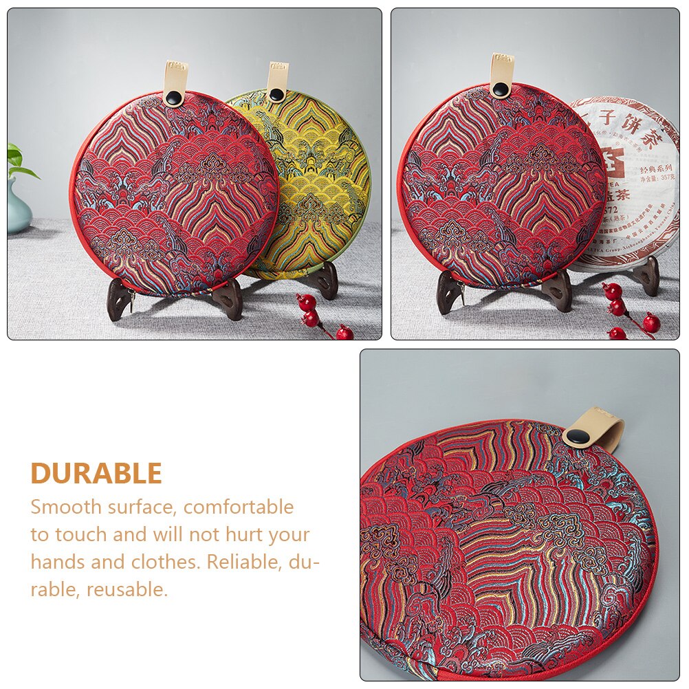 Cloth Art Tea Cake Storage Bag Pu 'er Tea Cake Box Pu 'er Tea Cake Storage Pouch