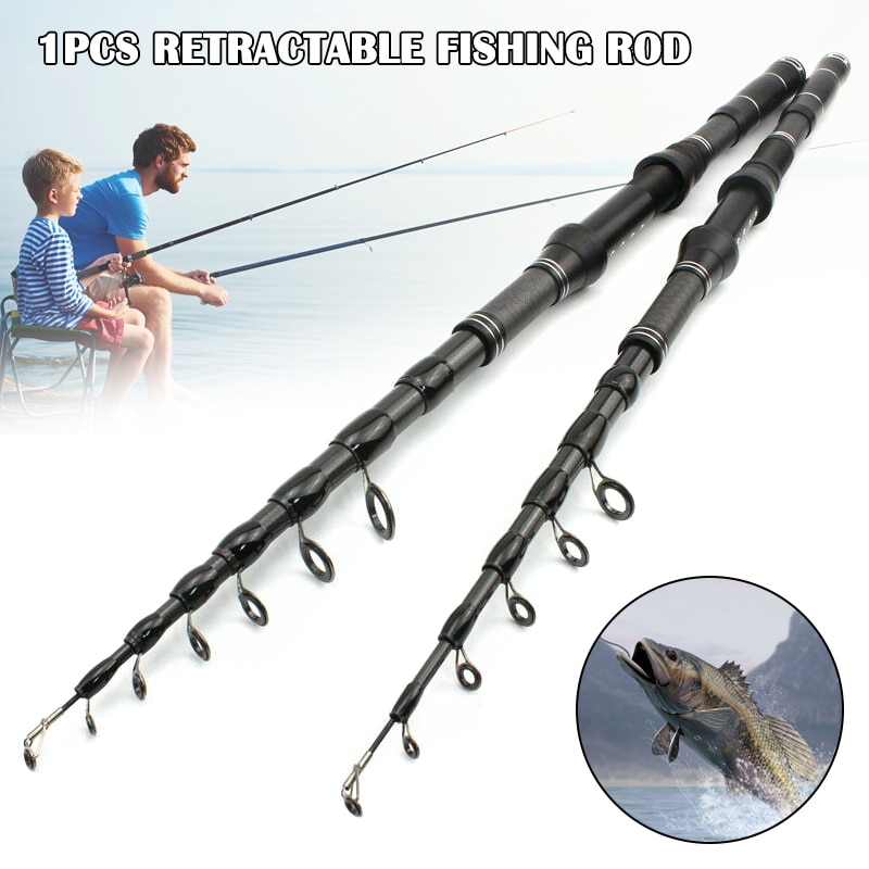 Multifunction Spin Fishing Rod Carbon Pole Telescopic Ultrashort Sea Fishing Tackle XD88