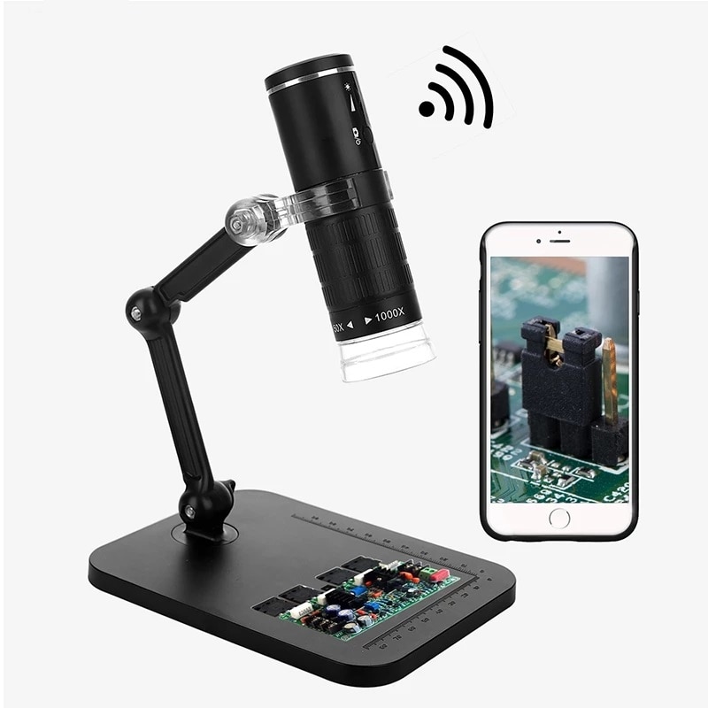WiFi Digital Mikroskop 8 LED USB Mikroskop HD 1080P 1000X Tragbare Elektronische Lupe Kamera Endoskopie Kamera Kinder Werkzeug