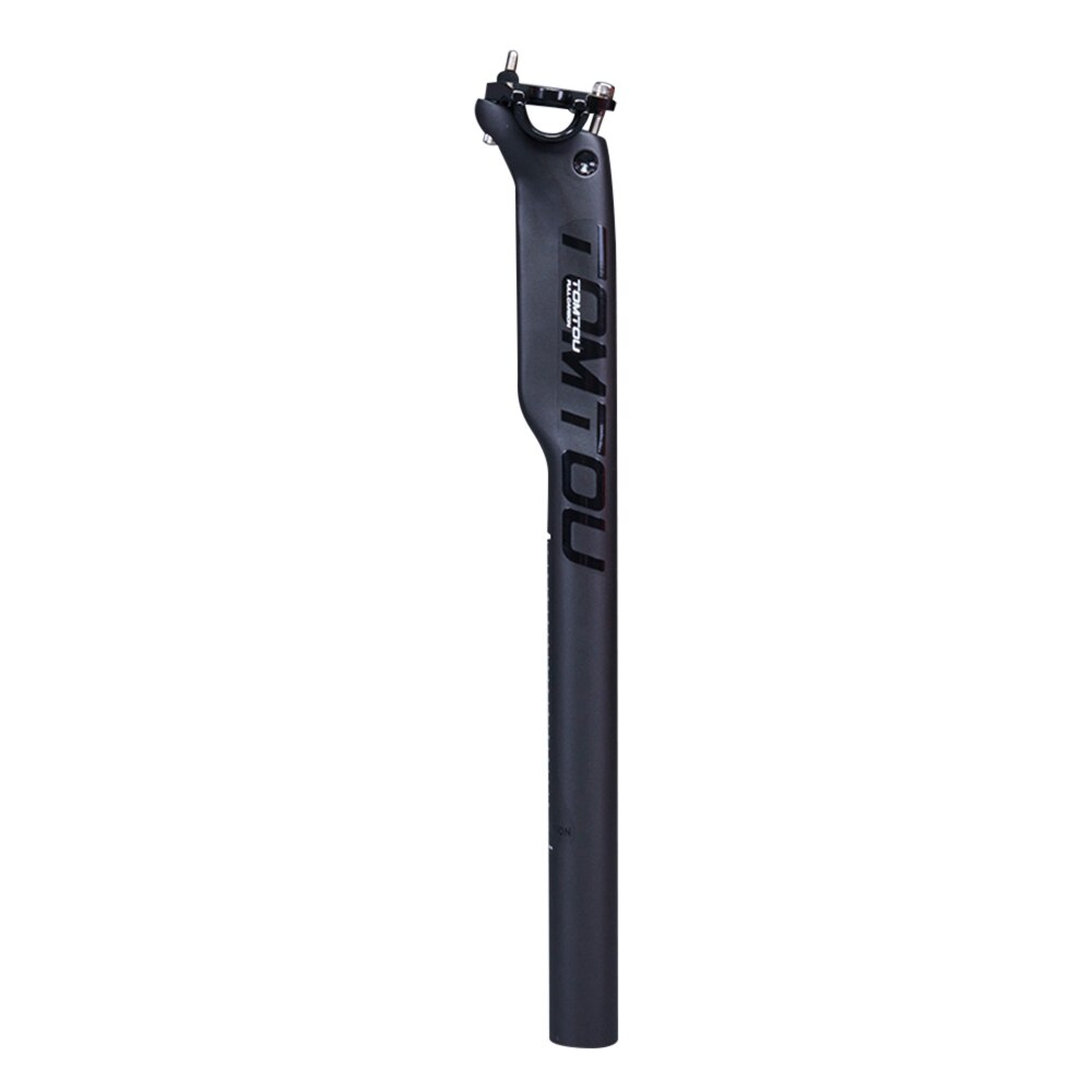 Tomtou Zwart Matte Ud Carbon Road Mountainbike Zadelpen 27.2/30.8/31.6*350/400 Mm Fiets zitbuis Onderdelen