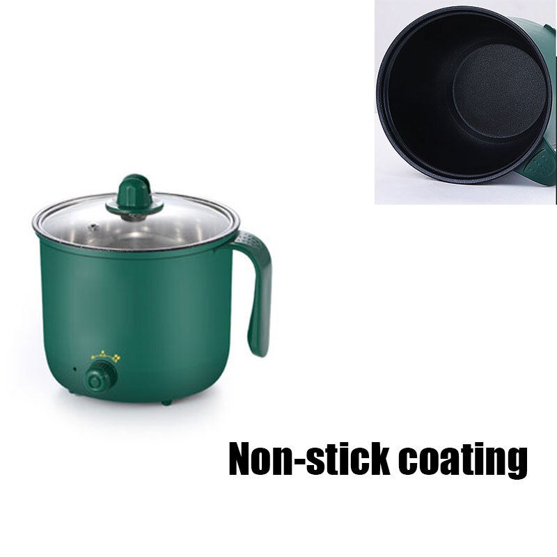 220V Mini Multifunction Electric Cooking Machine Household Single/Double Layer Pot Multi Electric Rice Cooker Non-stick Pan: Without steam