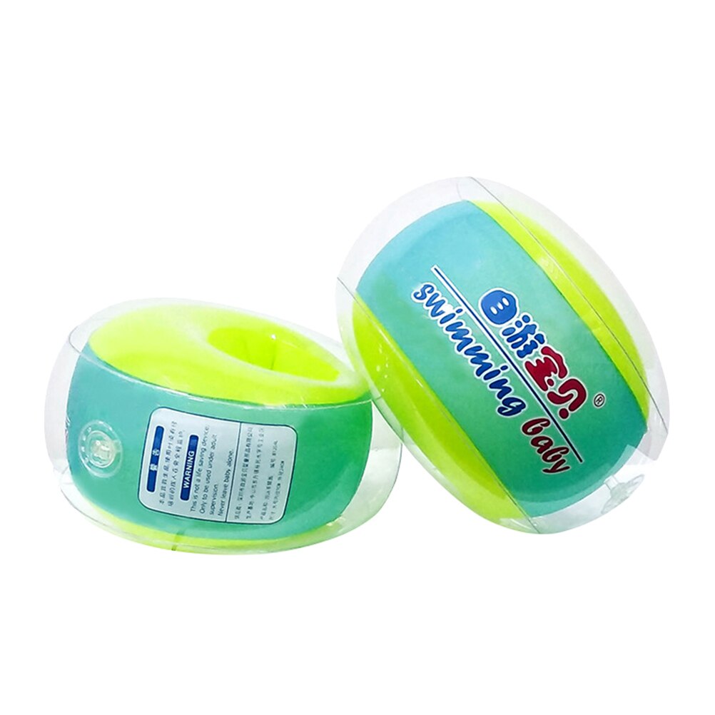 1 par de flotadores de brazo para niños, enrolladas, inflables para nadar, bandas de brazo, flotador, mangas, anillo de natación, brazaletes para niños, niños: L
