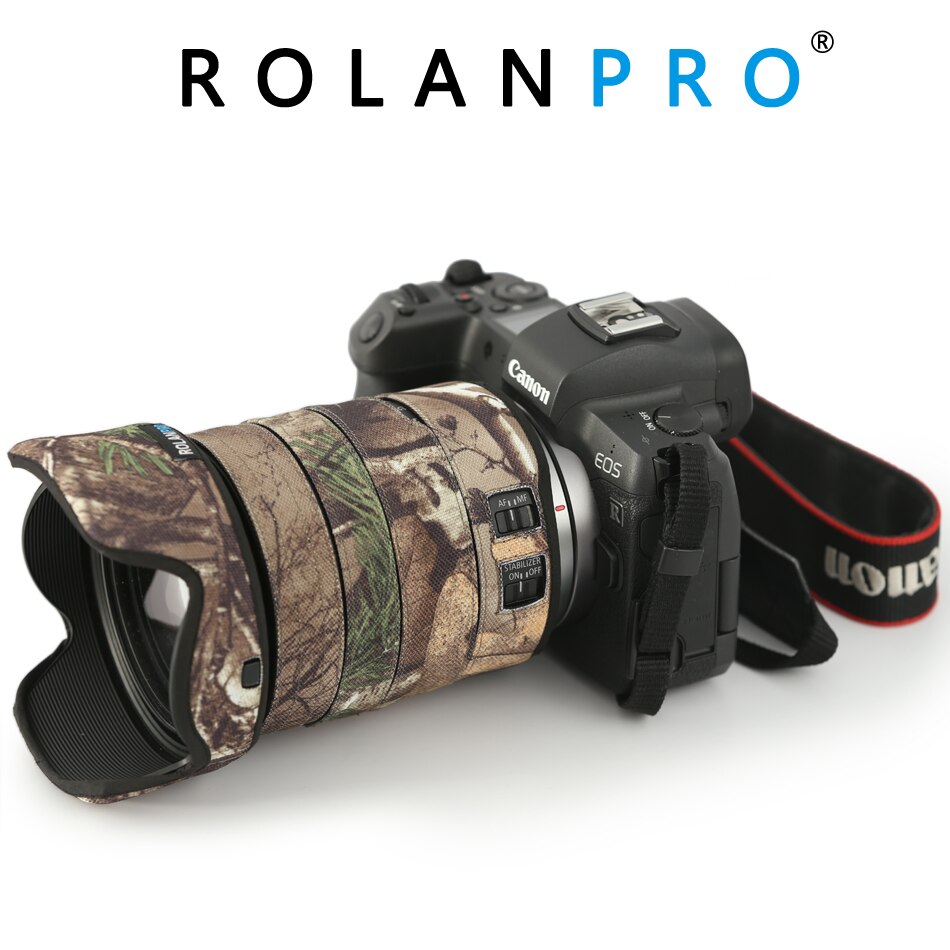 ROLANPRO Objektiv Tarnung Mantel für Kanon RF 24-105mm f4L IST USM Objektiv Schutzhülle Waffen Schutz fallen für Kanon SLR kamera
