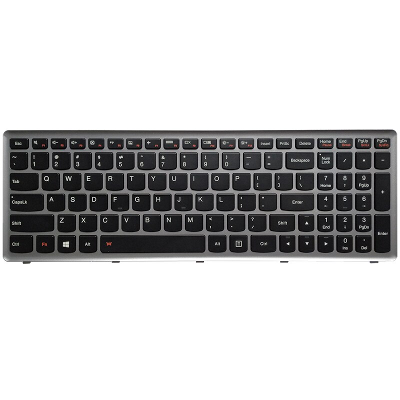 NEUE uns Laptop tastatur für Lenovo Ideapad Z710 U510 UNS tastatur mit Hintergrundbeleuchtung