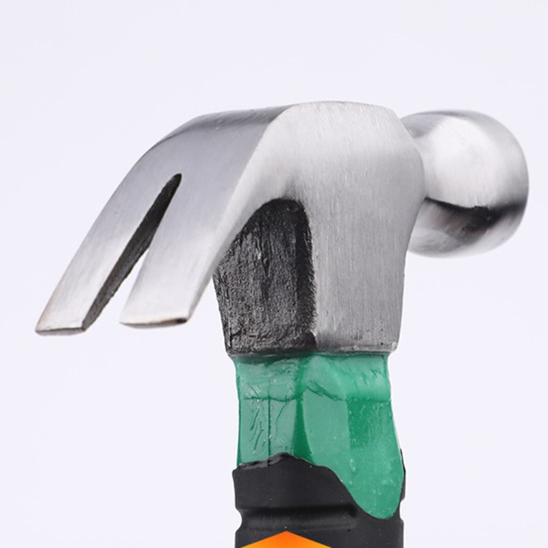 Tuosen Household 0.25Kg Multi-Function Hardware Hammer Steel Plastic Small Hammer Slip Mini Claw Hammer Hammer