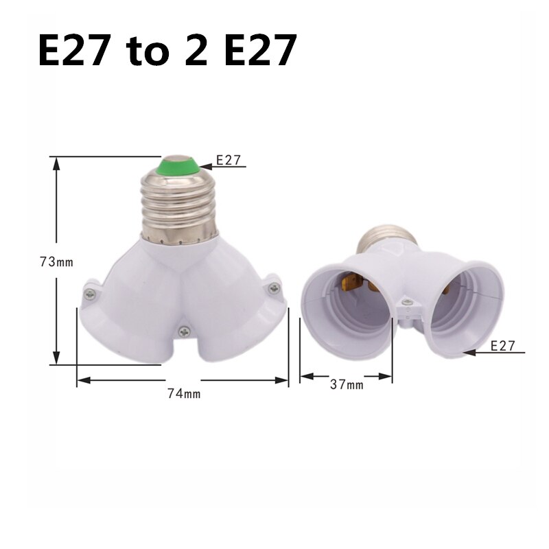 2 3 4 5 x e27 skruvmonterad lamphållare hög effekt 5 huvuden  e27 lampsockel för droppljus &amp; celling lampa diy belysning reservdelar: 2y