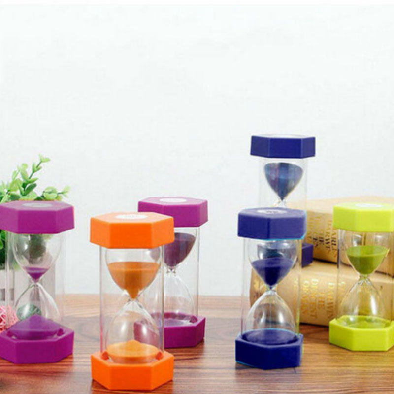 1PCS Large Sand Egg Children's Brushing Striking Hourglass Timer SEN ADHD ASD 1/3/5/10/15/30 Minutes Home Decorations
