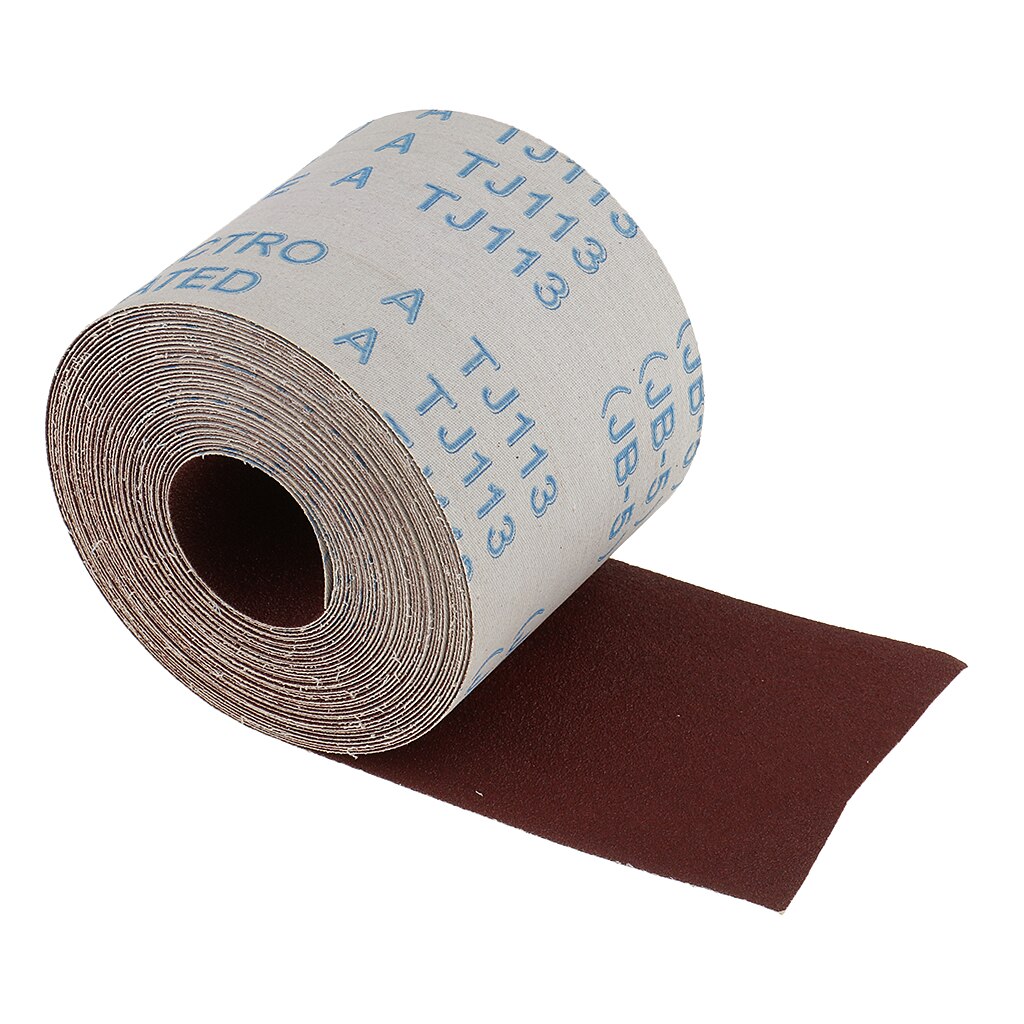 10mx100mm 120 Grit Emery Cloth Waterproof Sanding Paper Roll Metalworking
