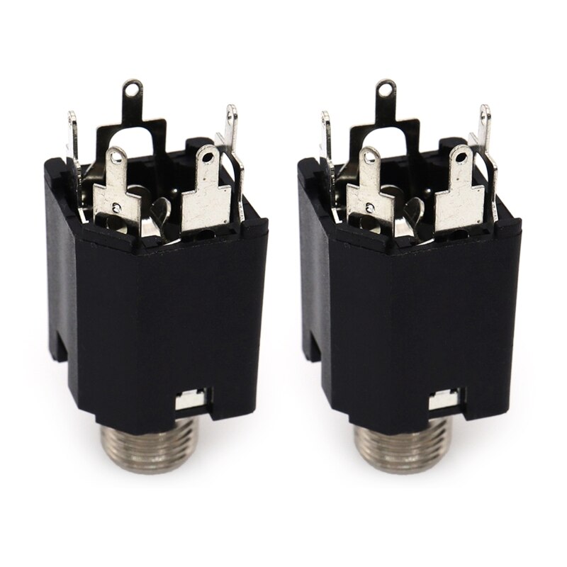 Weiblicher mikrofonkabelstecker, mikrofonzubehör, weibliche buchse für mikrofon 6.35mm und video