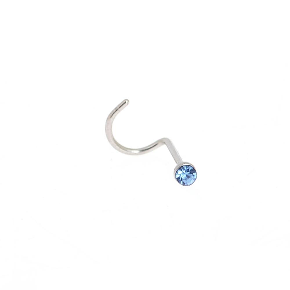 1 st Chirurgisch Staal Acryl Bal Stud Oorbellen Halve Cirkel Neus Knop Piercing Body Sieraden: G