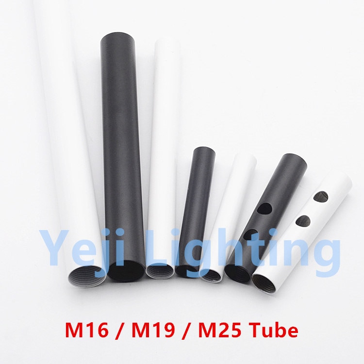 M16 M19 M25 lampe zahn rohr innen boden lampe verbindung rohr eisen metall innere gewinde rohr rohr für LED anhänger licht Zauberstab lampen