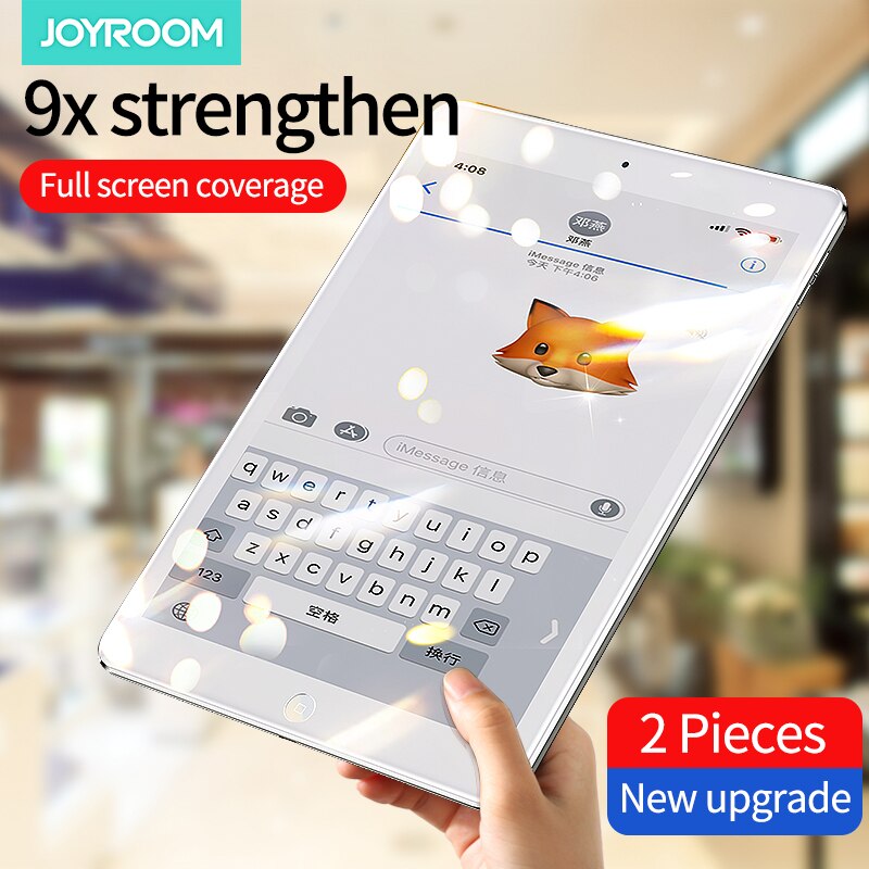 Joyroom 9h gehard glas voor ipad pro 10.5 inch volledige cover screenprotector voor ipad pro 11 air 1 2 mini 1 2 3 4 5 glas