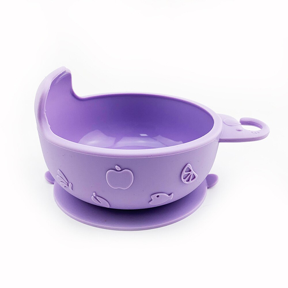Children's dishes baby Silicone Sucker Bowl Baby Smile Face Plate Tableware Set Smile Face Baby Tableware Set kids plate: 9