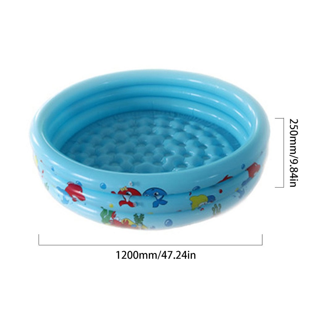 Children's inflatable pool baby swimming pool splashing fishing pool ocean ball pool round inflatable swimming pool