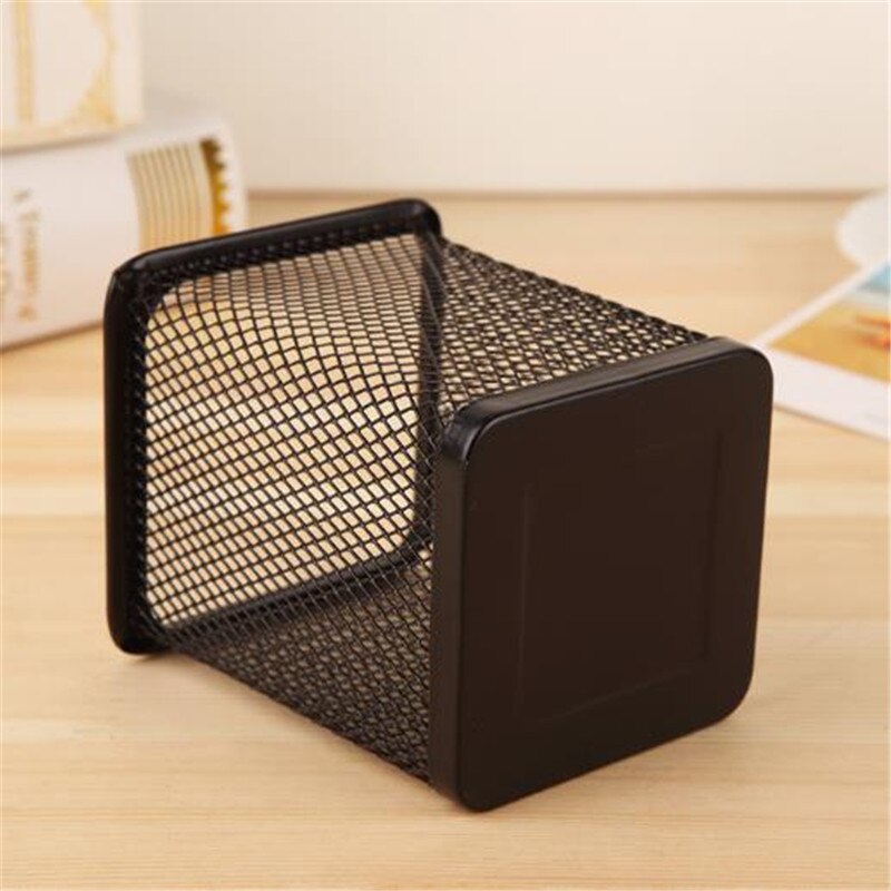 Pencil Holder Office Desk Metal Mesh Square Pen Pot Cup Case Container Organiser Durable Pencil Case