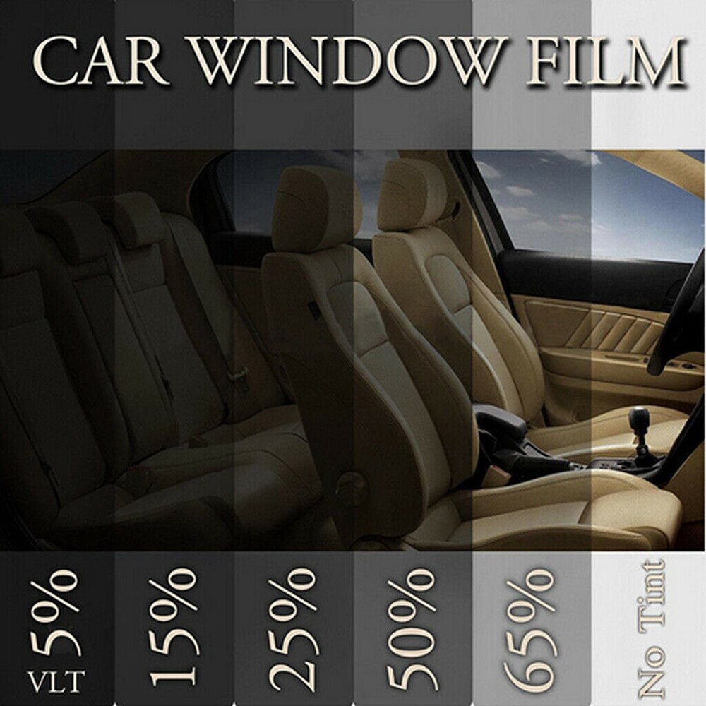 1 rulle 100 x 50cm vlt blackcar vindue farvetone farvetone til bil auto hjem vindue glas sommer sol uv beskytter klistermærke film
