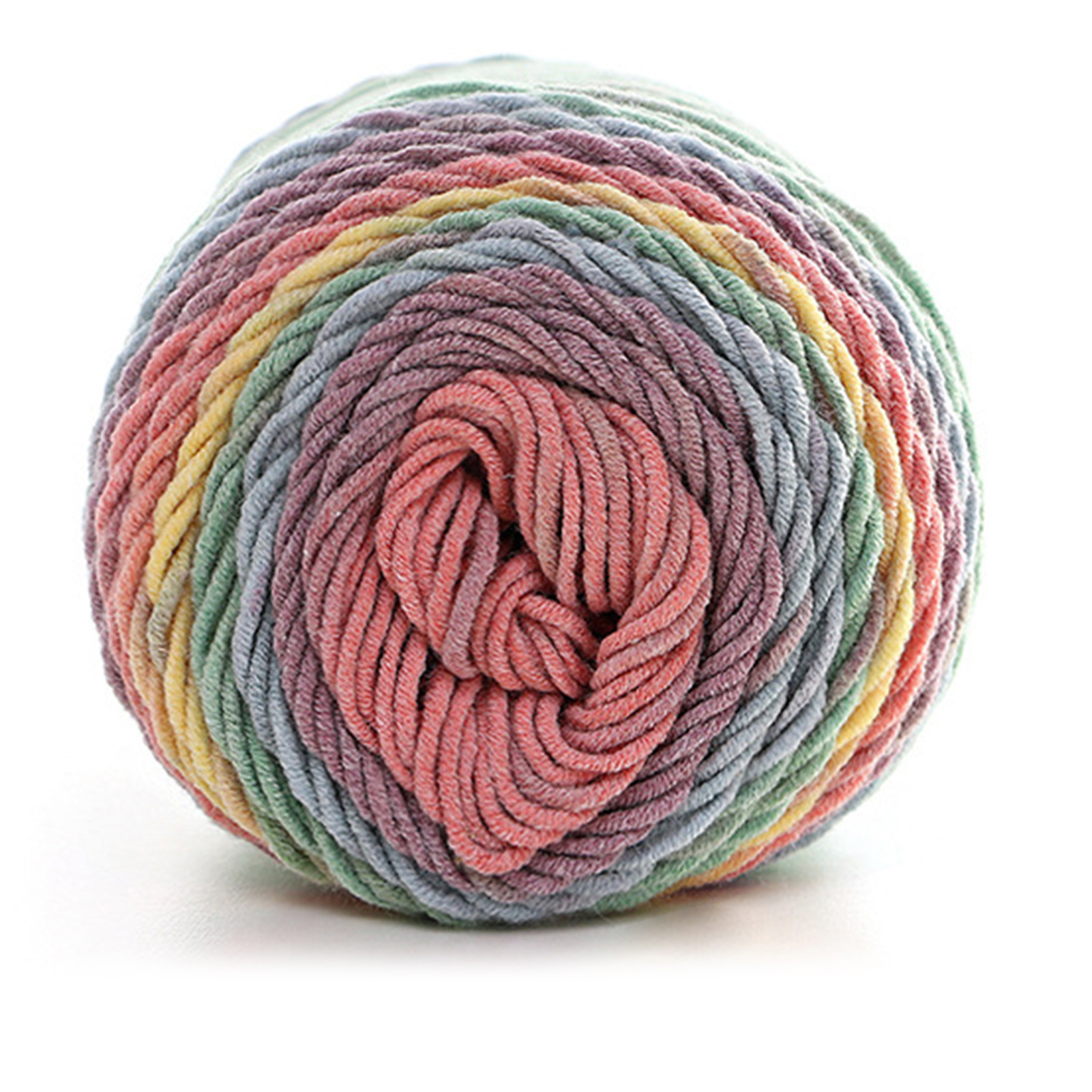 193m/1Roll Colorful Woolen Yarn Cotton Knitting Yarn Crochet Yarn for Knitting Wool Yarn DIY Sweater Scarf Hand Knitting Yarns