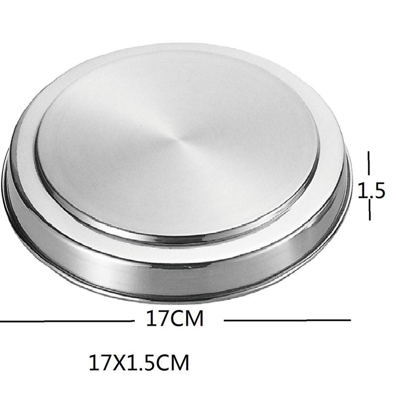 4PCS Stainless Steel Round Stove Top Cover Household Easy Clean Burner Covers Kitchen Gadget