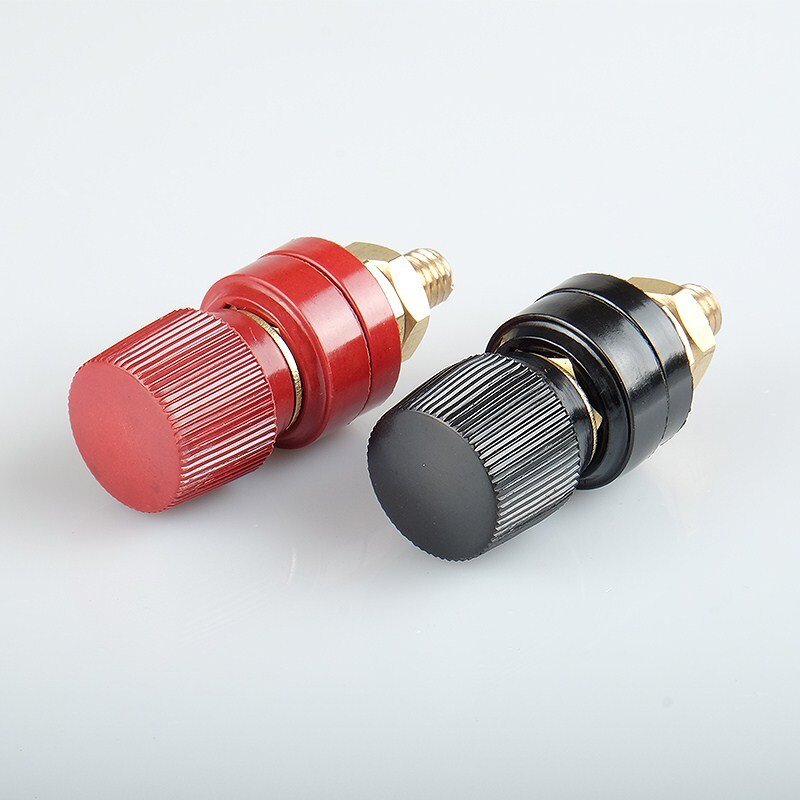 2 stuks zuiver koperen js -333- aansluiting  m6 elektrische lasmachine, benzinegenerator, voedingsaansluiting 6mm luidsprekeraccessoires