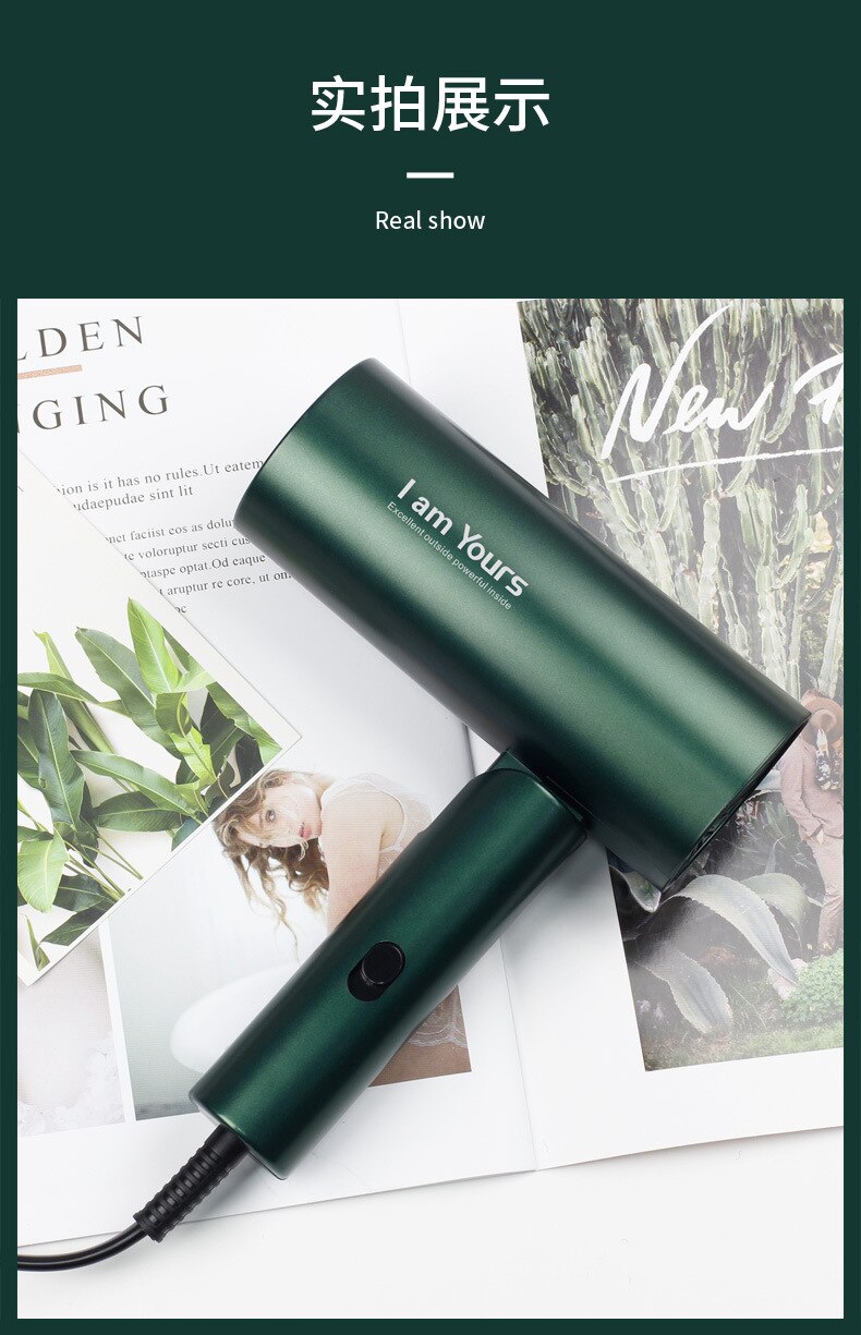 1000W 220V Portable Mini Hair Dryer For Hair Blow Dryer Styling Tools /Cold Air Blow Dryer 2 Gear Adjustment