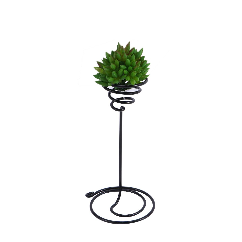 1 Uds Mini decorativo de Metal planta de aire soporte contenedor titular balcón decoración planta Tillandsia suministros de jardín
