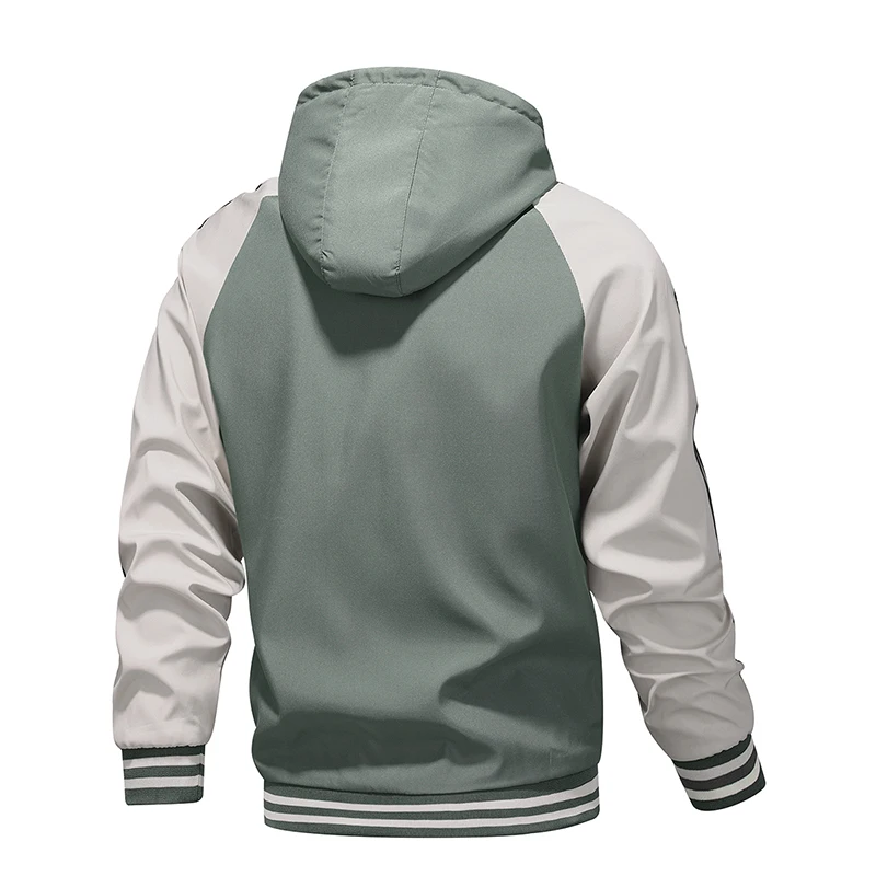 Heren Jas Herfst Lente Ride High-Performance Windjack Kleding Motorjas Mannelijke Motorjassen Winddicht Gestreept