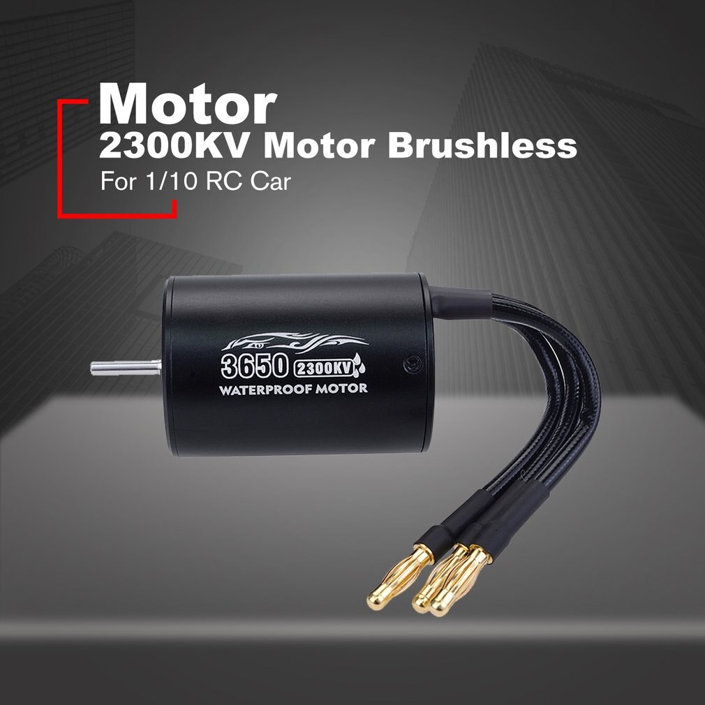 3650 2300/3100/3900KV / 3660 2600/333800KV Motor With 60A ESC Kit Waterproof Brushless Motor for 1/10 RC Car Boat ESC Racing