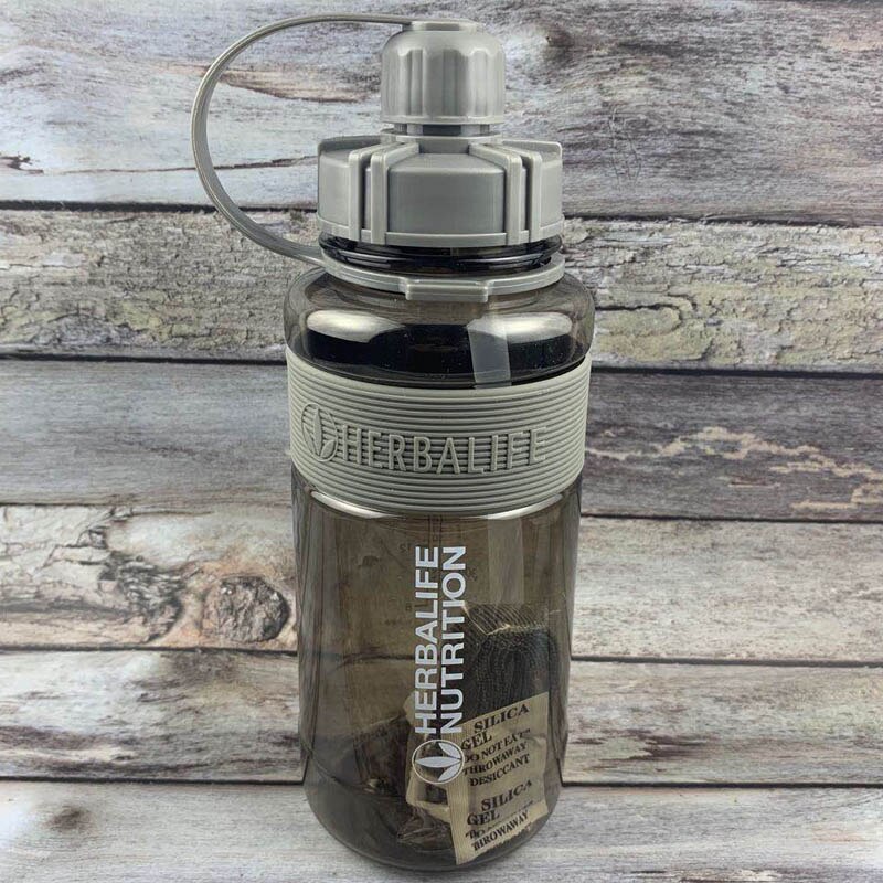 Outlet Pirce 600Ml/1000Ml Herbalife Voeding Plastic Sport Water Fles Met Stro: gray2 1000ML