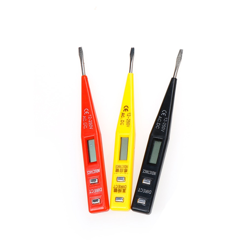 Digitale 12V-240V Dc Ac Stroomspanningsdetectors Non-contact Tester Pen Tester Meter Volt Elektrische test Ac/Dc Spanning Sensor