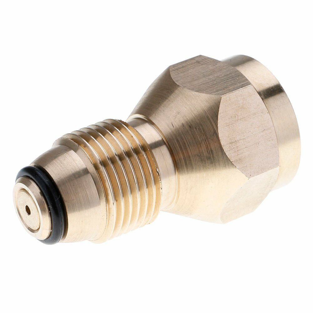 Propane Refill Adapter Lp Gas 1lb Small Cylinder Tank Brass Coleman Heater Shell Outdoor Stove Accessories: Default Title